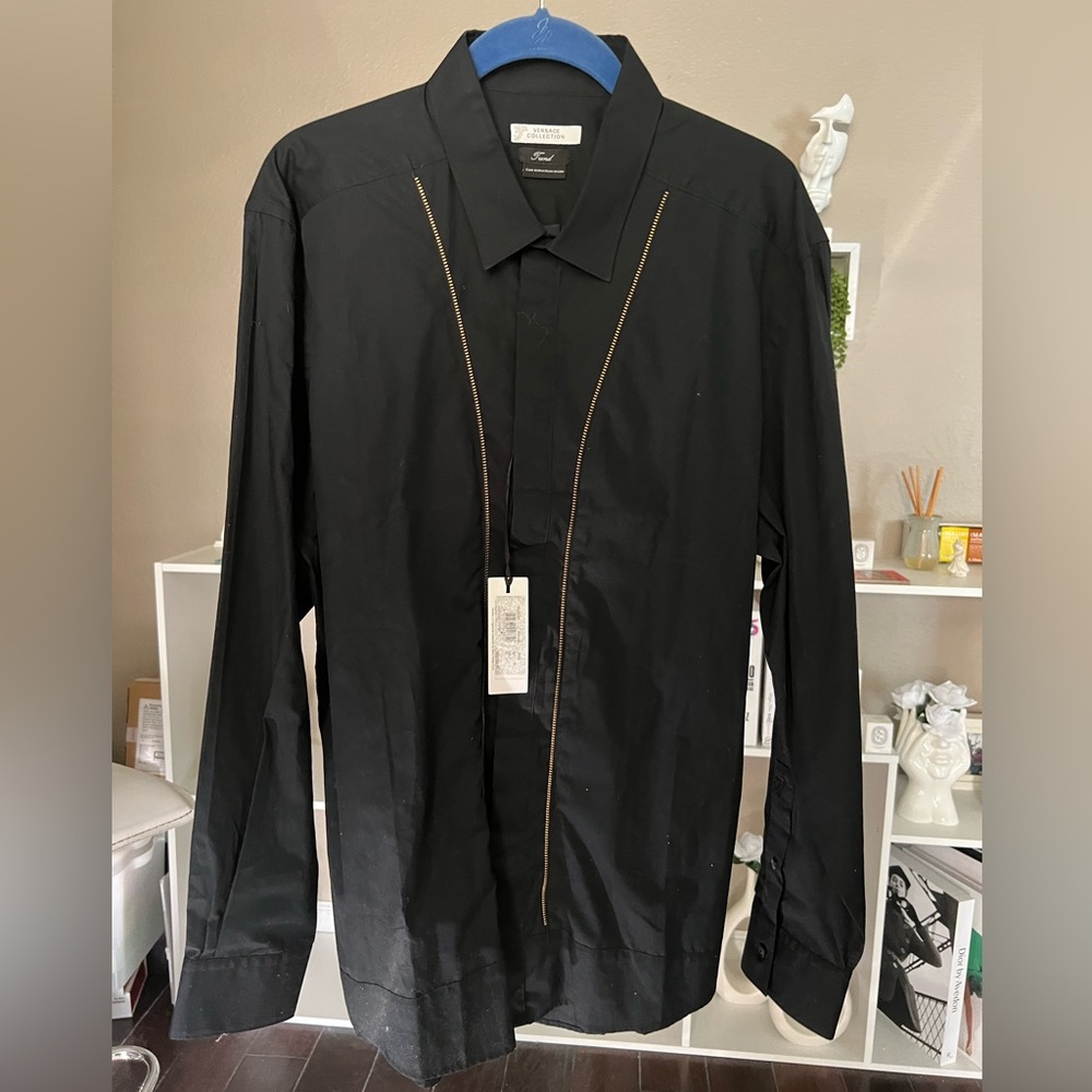 Versace Collection LS Button Up NWT - Picture 2 of 5